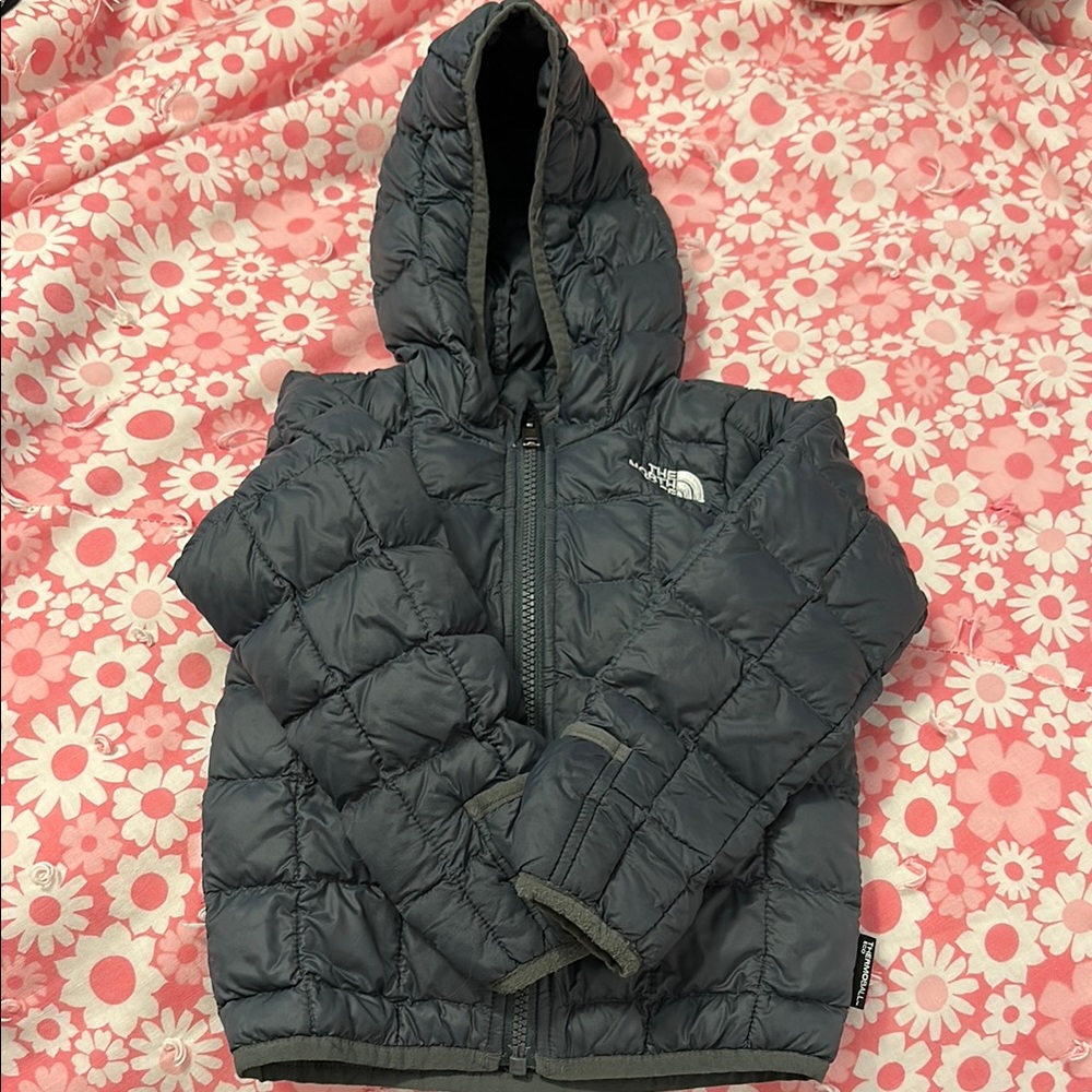 The North Face Charcoal Quilted Jacket